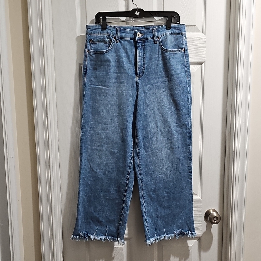 INC International Concepts Blue Ankle Cropped Jeans